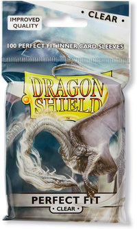 Dragon Shield Perfect Fit Sleeves – Standard Size, Clear (100)