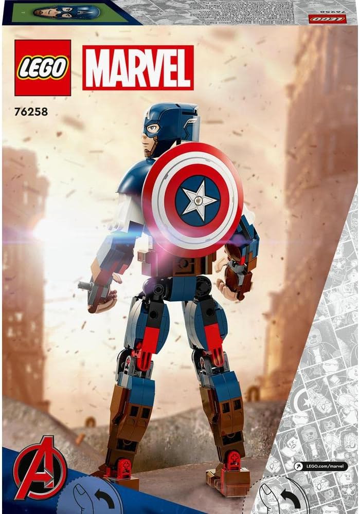 LEGO 76258 Marvel Captain America Construction Figure Buildable Toy with Shield - image 7