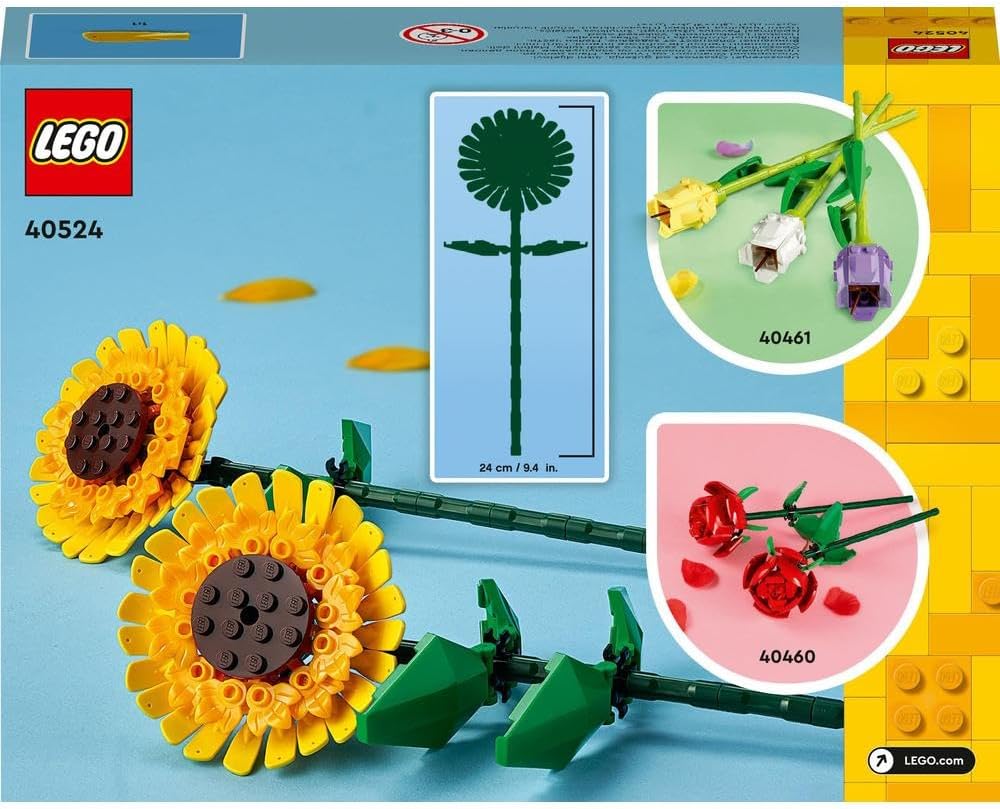 LEGO Botanicals Sunflowers - Yellow Faux Flowers Building Set - image 6