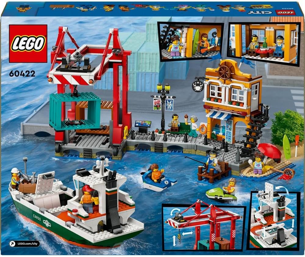 LEGO City Seaside Harbour with Cargo Ship - image 6