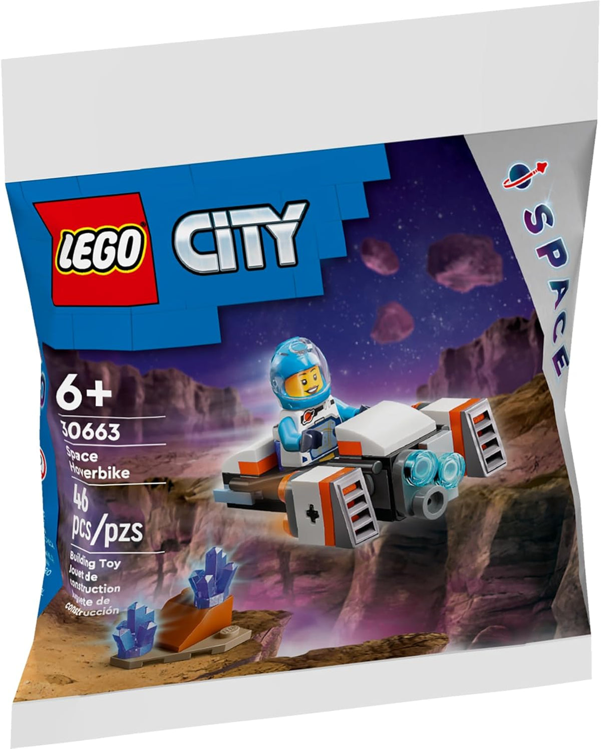 Lego City Space 30663 Space Hoverbike Polybag - image 3