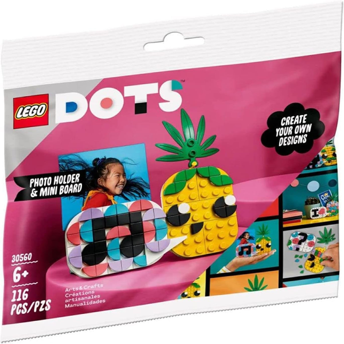 LEGO® DOTS 30560 Pineapple Photo Holder and Mini Board - image 1