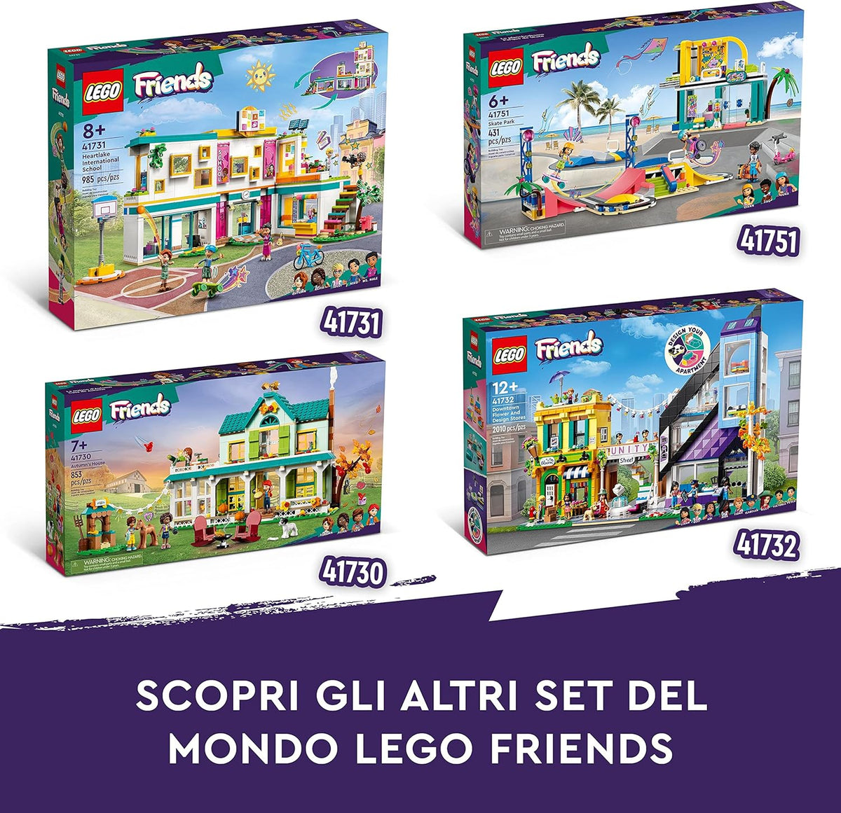 LEGO Friends Downtown Flower and Design Stores 41732 Building Blocks Toy Set; Toys for Boys - image 8