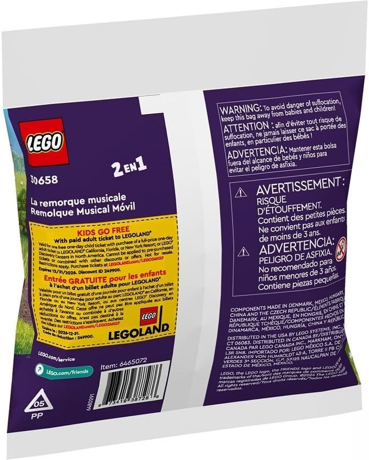 LEGO Friends Music Pendant Polybag 30658 - image 3