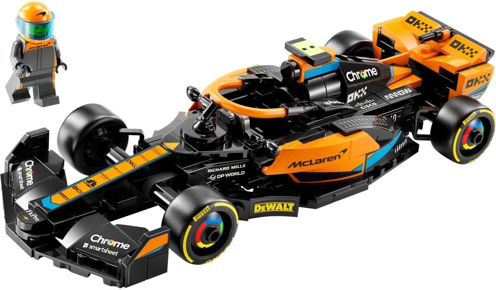 LEGO Speed Champions 2023 McLaren Formula 1 Race Car Toy for 9 Plus Year Old Kids - image 8