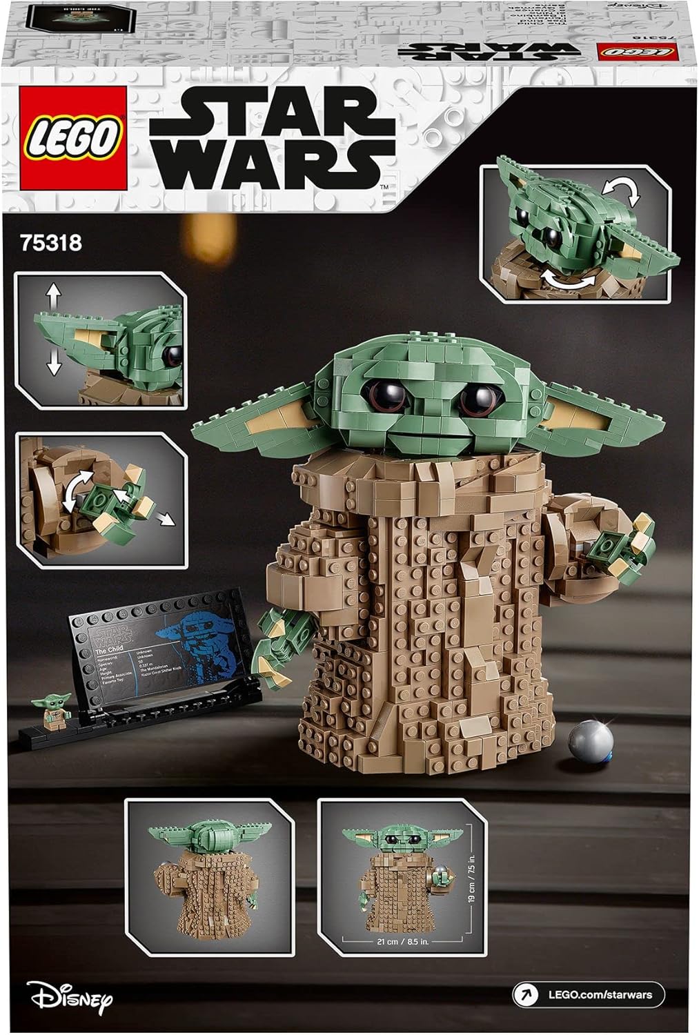LEGO Star Wars: The Mandalorian The Child 75318 Building Kit (1 - image 7