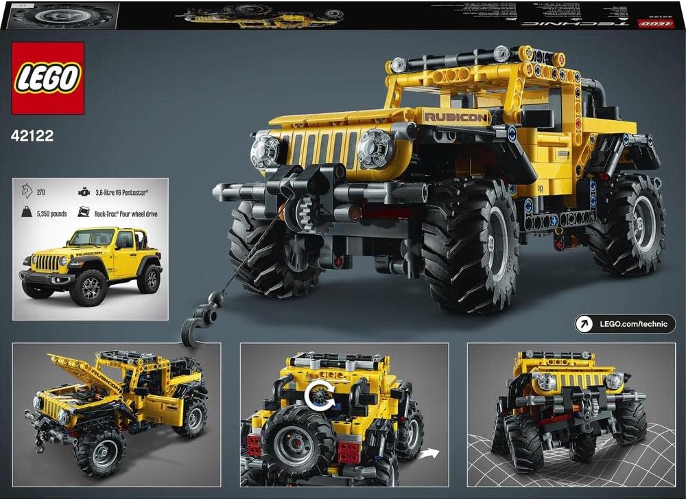 LEGO Technic Jeep Wrangler 42122 Building Blocks Toy Car Set; Toys for Boys - image 7