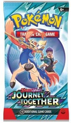 Pokemon – Journey Together – Single Booster Pack – 10 Cards – Pack Art May Vary - image 1