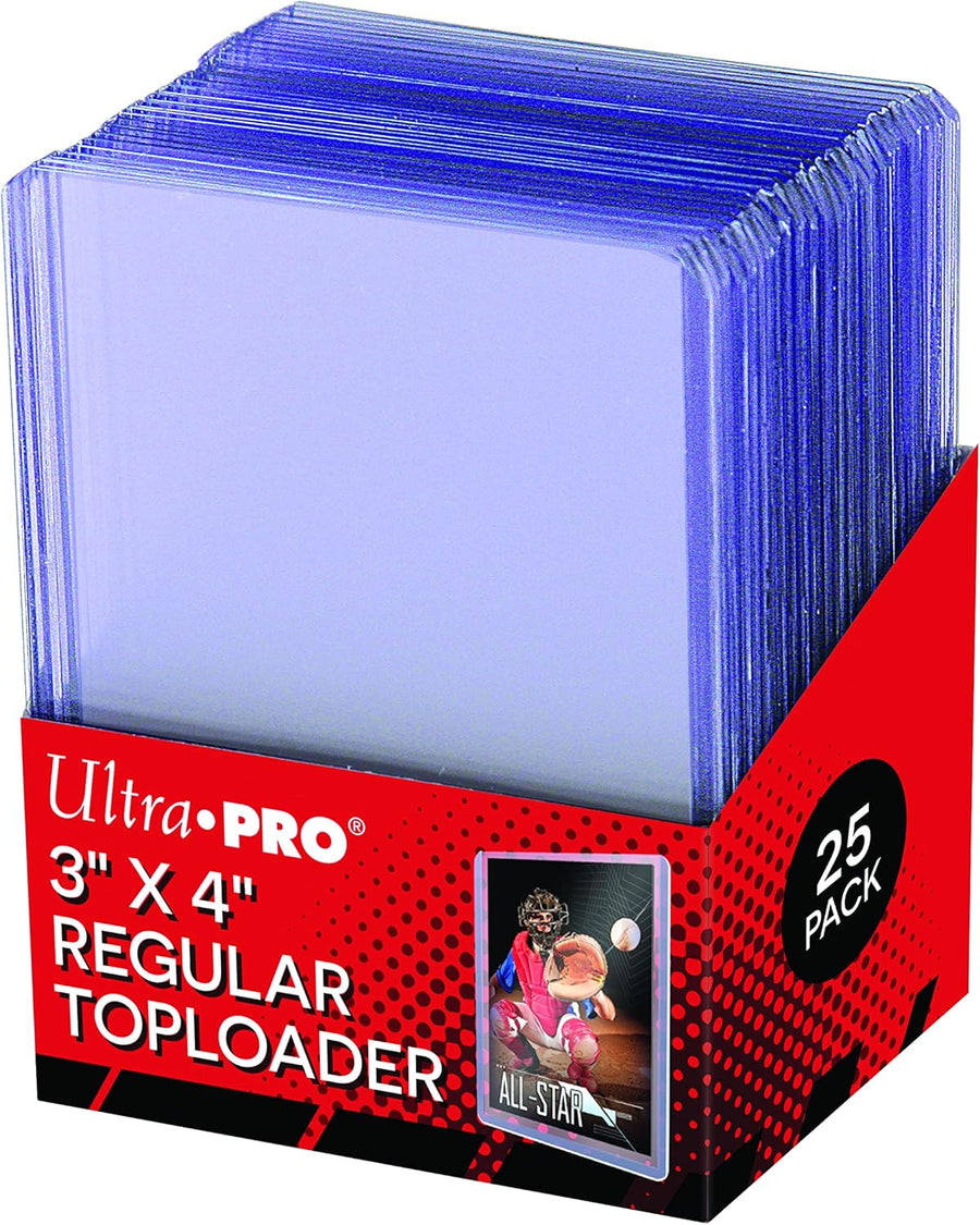 Ultra Pro 3×4 Toploaders – Clear (25)