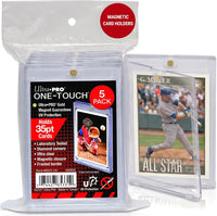 Ultra Pro 35pt ONE-TOUCH Magnetic Card Holders (5 Pack)