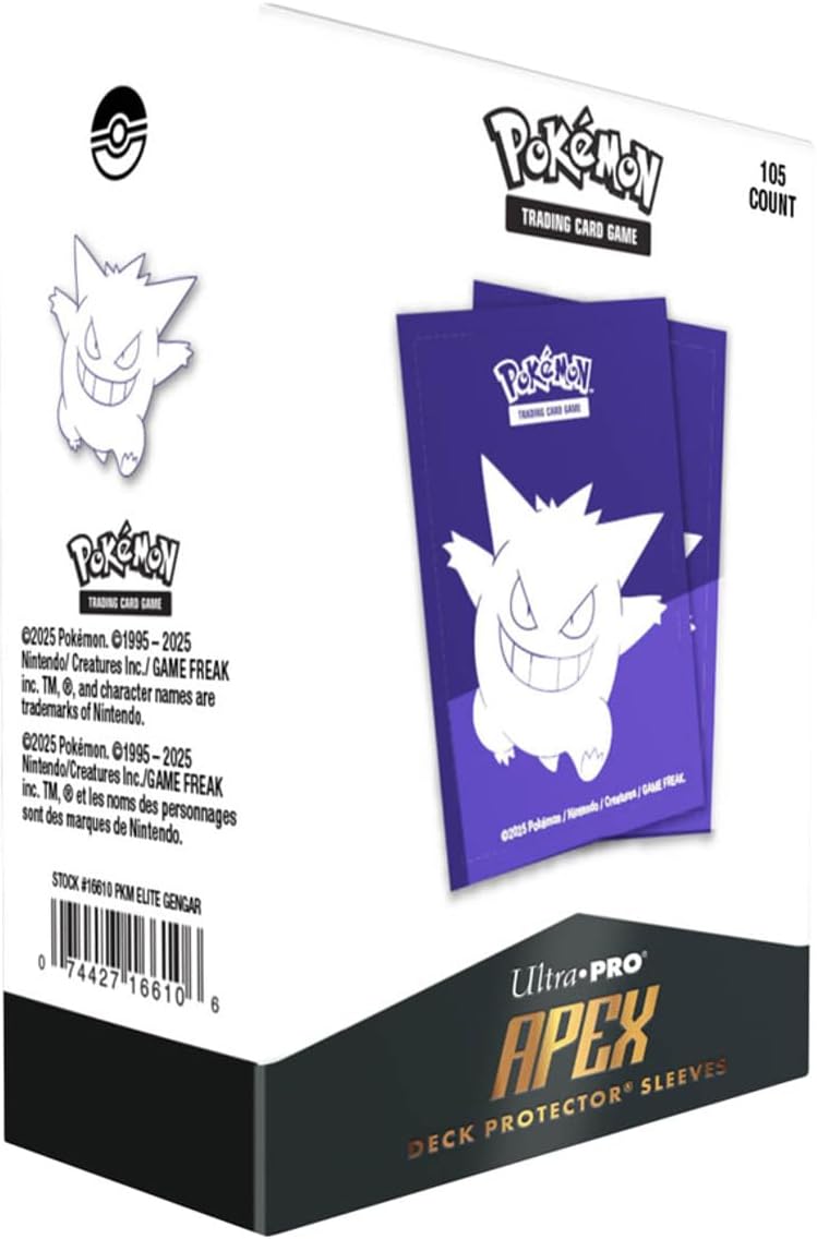 Ultra Pro Pokémon Elite Series Gengar Deck Protector Sleeves - image 1