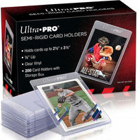 Ultra Pro Semi-Rigid 1/2" Lip Card Holders (200)
