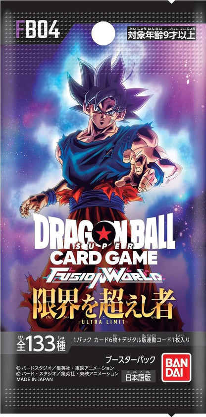 Bandai (BANDAI) Dragon Ball Super Card Game Fusion World Booster Pack [FB04] (Box) - image 2