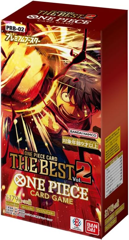 BANDAI ONE Piece Card Game The Best Vol.2 (PRB-02) Booster Box (Japanese) -s - image 2