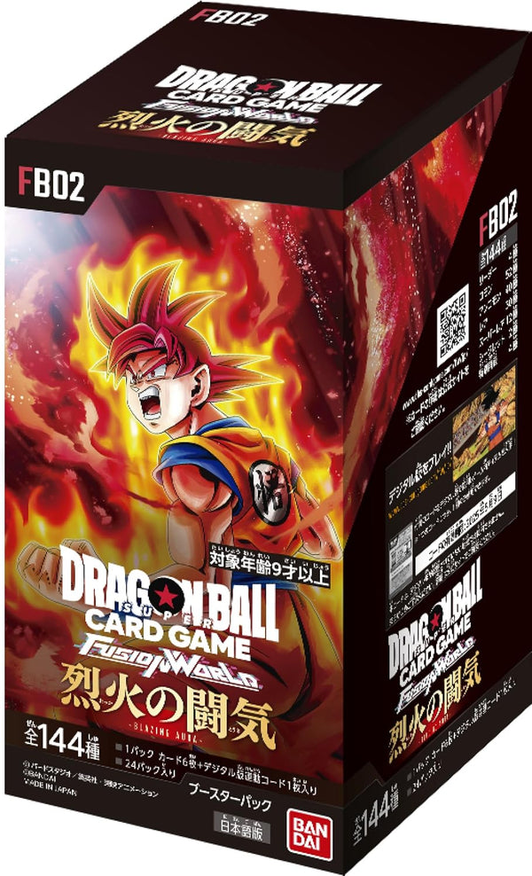 Dragon Ball Super Fusion World: Blazing Aura Booster Box [FB02] (Japanese)
