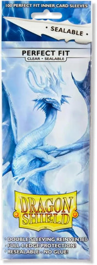 Dragon Shield Perfect Fit Sealable Sleeves – Standard Size, Clear (100)