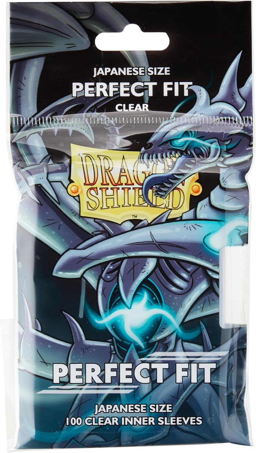 Dragon Shield Perfect Fit Sleeves – Japanese Size, Clear (100) - image 1