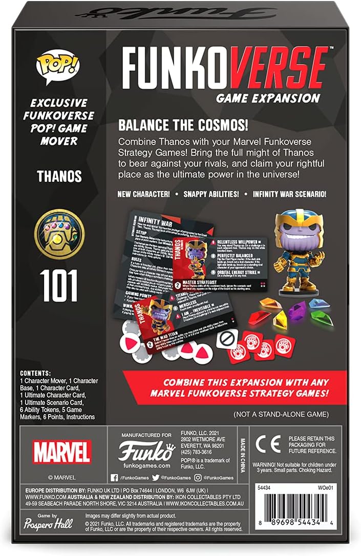 Funkoverse Marvel 101 Thanos 1-Pack (3" Pop! Figure) - image 2