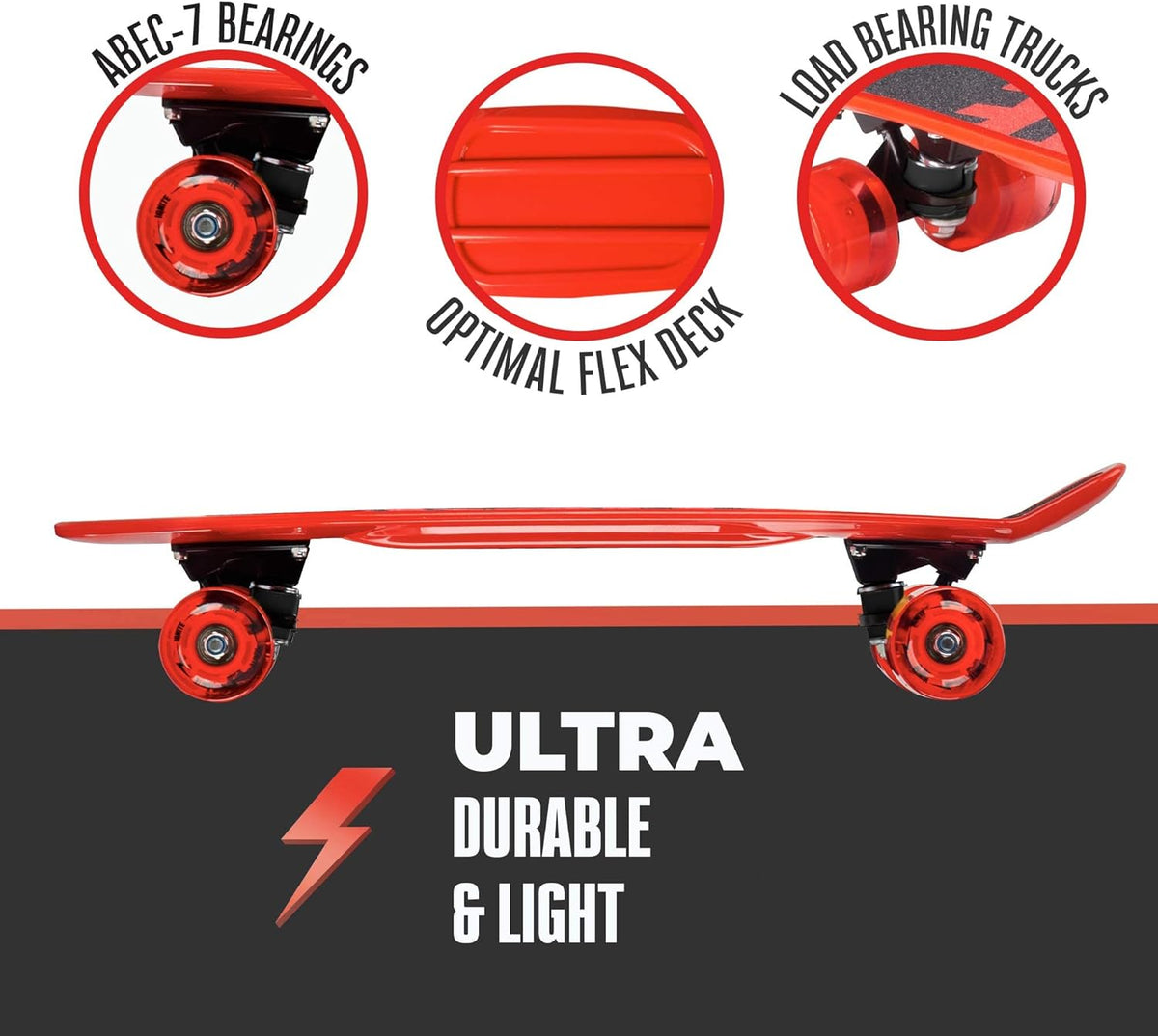 Ignite Tyro Skateboard Combo Pack Red - image 5