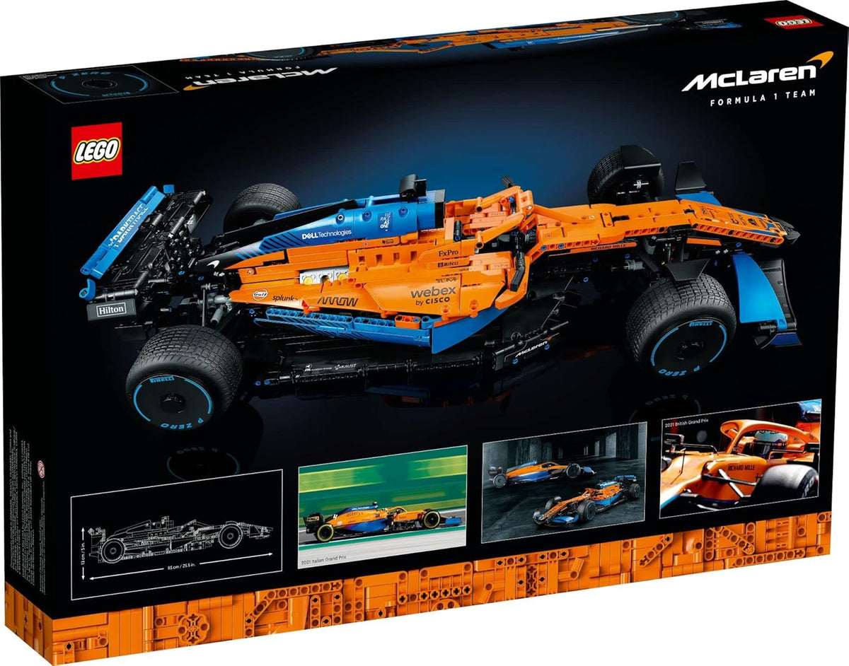 LEGO 42141 Technic McLaren Formula 1 2022 Replica Race Car Model Building Kit - image 4