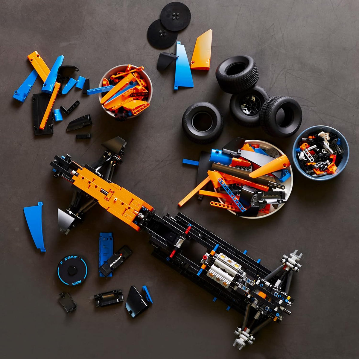 LEGO 42141 Technic McLaren Formula 1 2022 Replica Race Car Model Building Kit - image 5