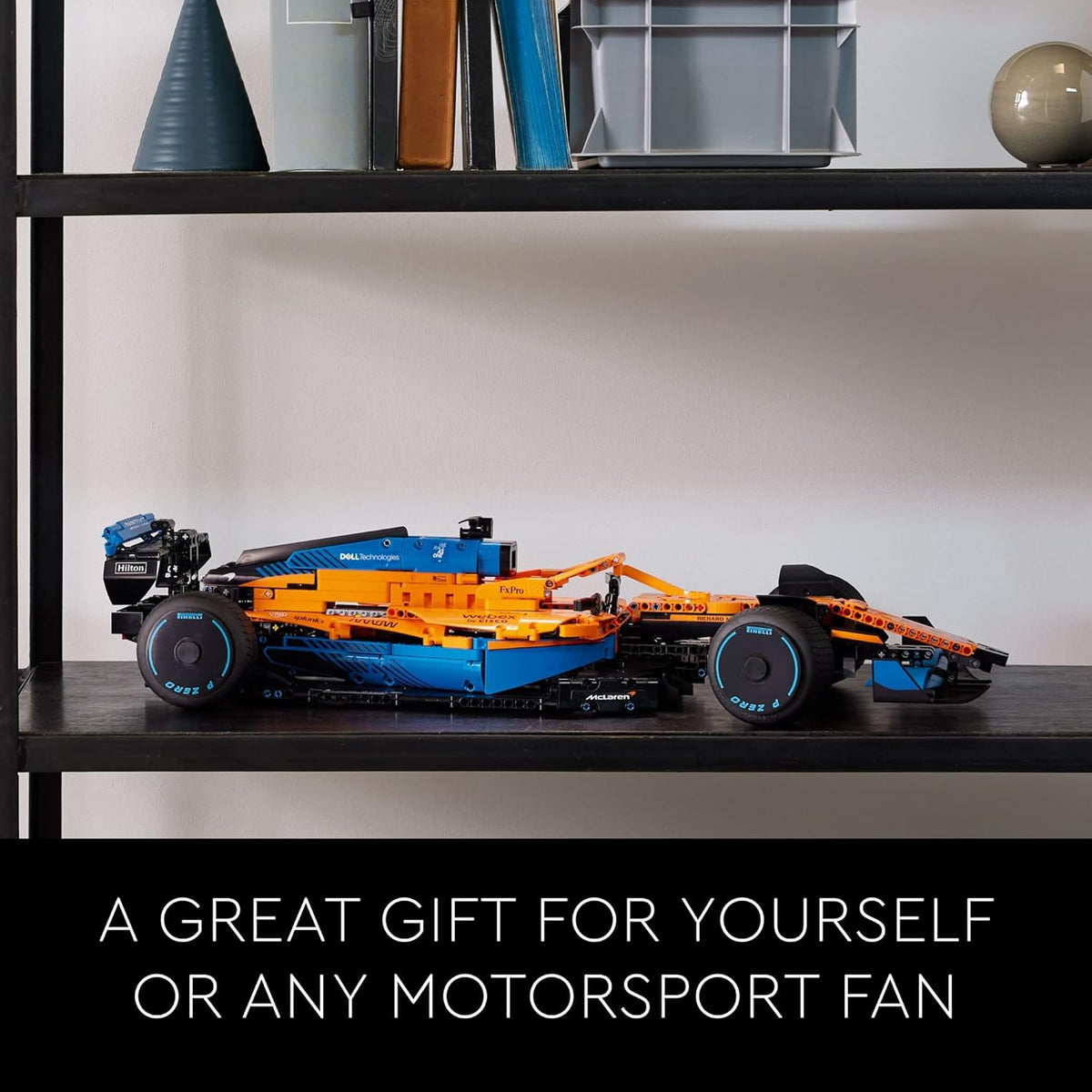 LEGO 42141 Technic McLaren Formula 1 2022 Replica Race Car Model Building Kit - image 7
