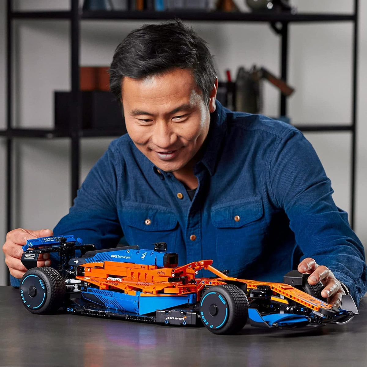 LEGO 42141 Technic McLaren Formula 1 2022 Replica Race Car Model Building Kit - image 9