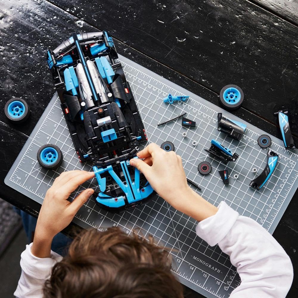 LEGO 42162 Technic Bugatti Bolide Agile Blue Car Model Building Kit - image 4