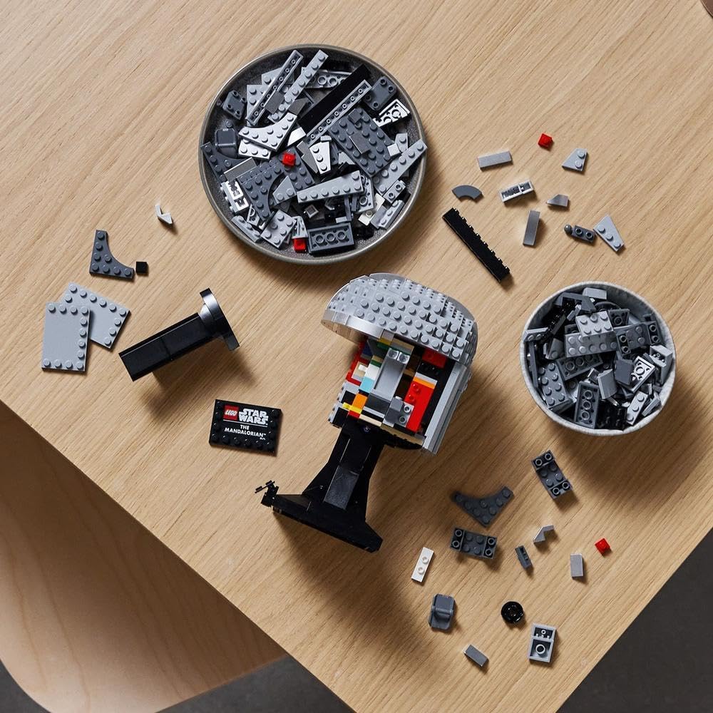 LEGO 75328 Star Wars The Mandalorian Helmet Buildable Model Kit - image 2
