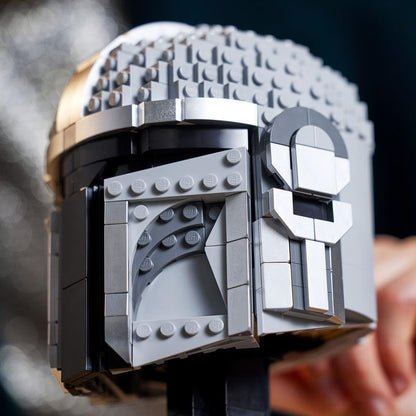LEGO 75328 Star Wars The Mandalorian Helmet Buildable Model Kit - image 3
