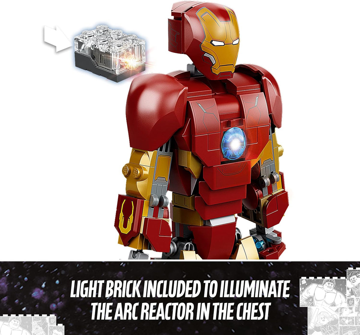 LEGO 76206 Marvel Iron Man Figure Collectible Buildable Toy - image 4
