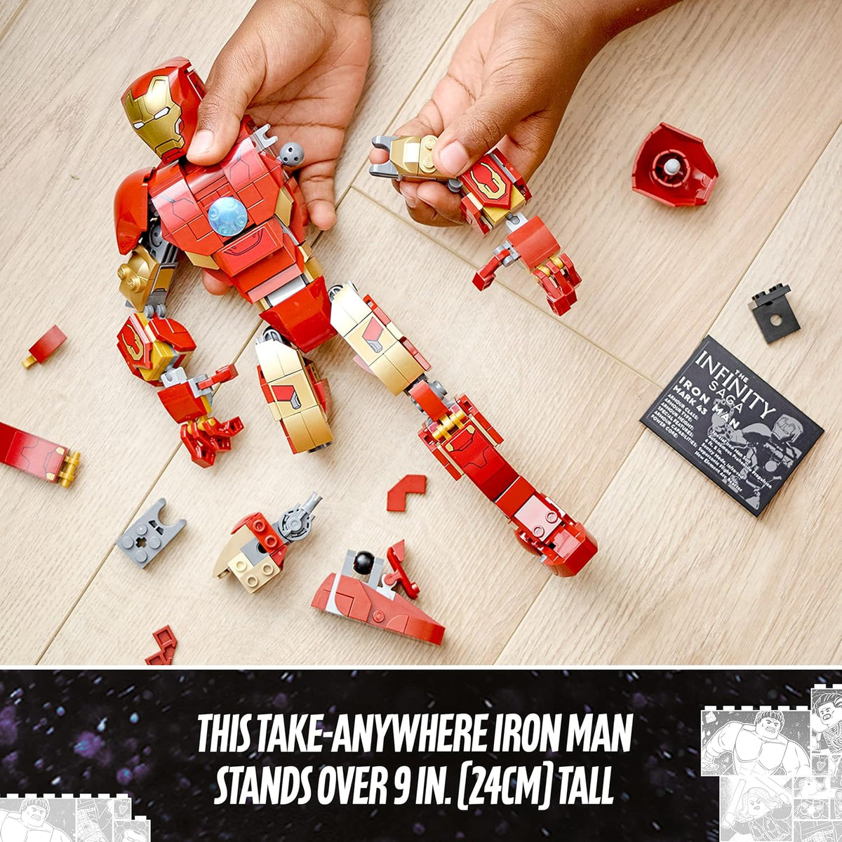 LEGO 76206 Marvel Iron Man Figure Collectible Buildable Toy - image 6