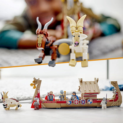 LEGO 76208 Marvel The Goat Boat Buildable Thor Set with Toy Ship - image 2