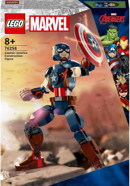 LEGO 76258 Marvel Captain America Construction Figure Buildable Toy with Shield - image 2