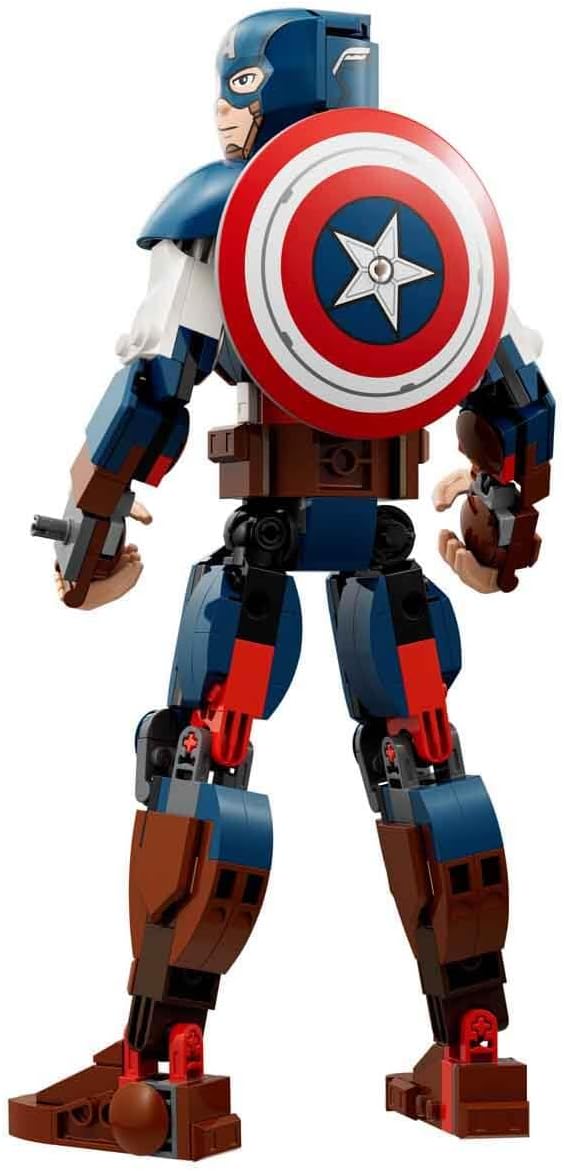 LEGO 76258 Marvel Captain America Construction Figure Buildable Toy with Shield - image 4