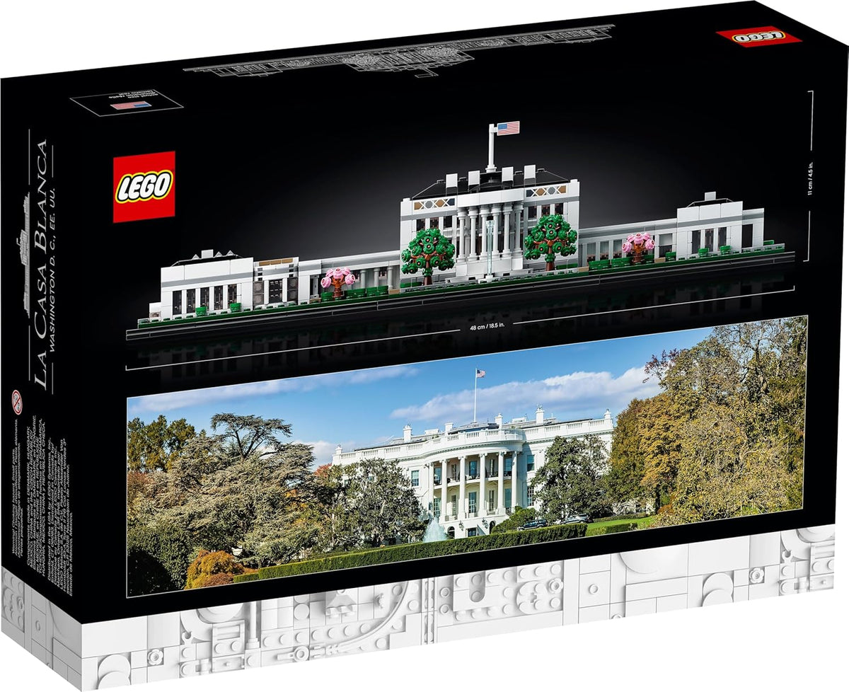 LEGO Architecture The White House Advanced Building Set for Adults 18+, Multicolor, 21054 - image 6