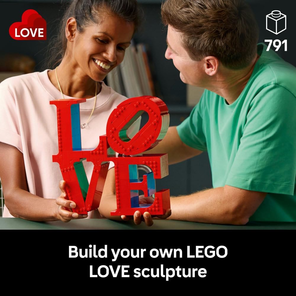 LEGO Art LOVE Building Set - Sculpture Model Kit for Adults to Build - image 2