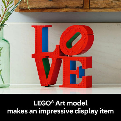 LEGO Art LOVE Building Set - Sculpture Model Kit for Adults to Build - image 6