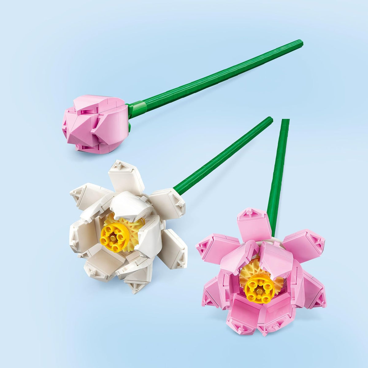 LEGO Botanicals Lotus Flowers - Faux Flower Bouquet Building Set for 8+ Year Old Girls and Boys - image 3