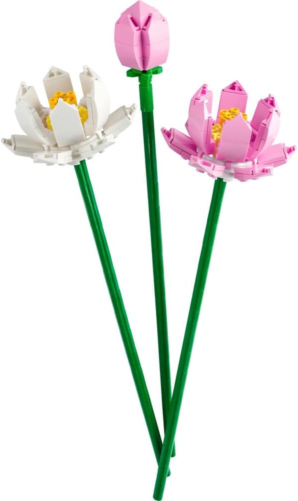 LEGO Botanicals Lotus Flowers - Faux Flower Bouquet Building Set for 8+ Year Old Girls and Boys - image 6