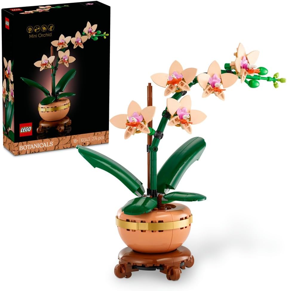 LEGO Botanicals Mini Orchid - Artificial Flowers Set for Adults - image 1
