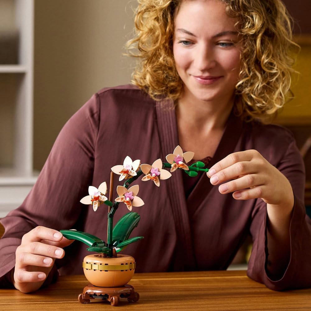 LEGO Botanicals Mini Orchid - Artificial Flowers Set for Adults - image 8
