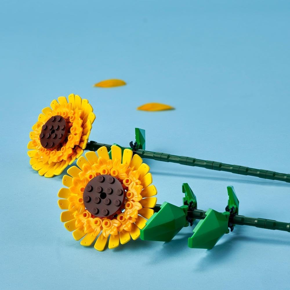 LEGO Botanicals Sunflowers - Yellow Faux Flowers Building Set - image 3