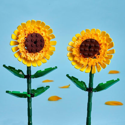 LEGO Botanicals Sunflowers - Yellow Faux Flowers Building Set - image 4