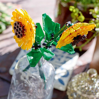LEGO Botanicals Sunflowers - Yellow Faux Flowers Building Set - image 5