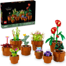 LEGO Botanicals Tiny Plants - 9 Potted Artificial Flowers Set for Indoors incl. Faux Cactuses & Red... - image 1