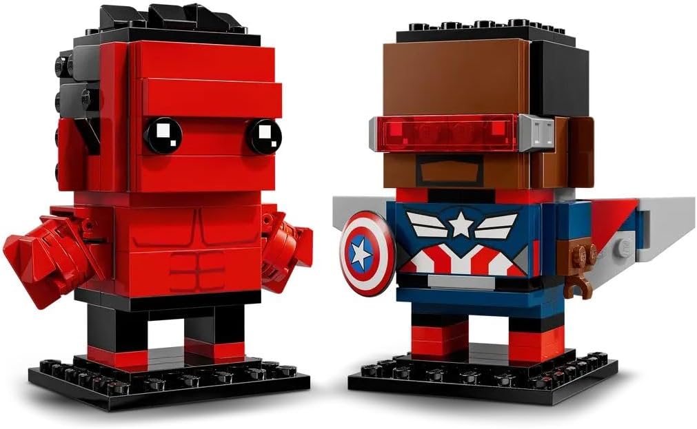 LEGO BrickHeadz Captain America & Red Hulk Figures - image 3