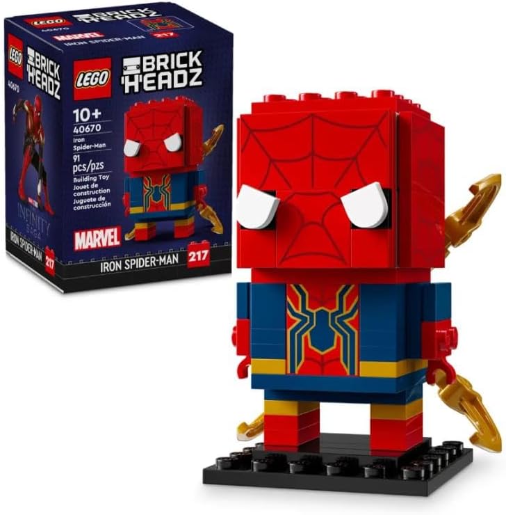 LEGO® BrickHeadz™ Iron Spider-Man 40670 Building Blocks Toy Set - image 2