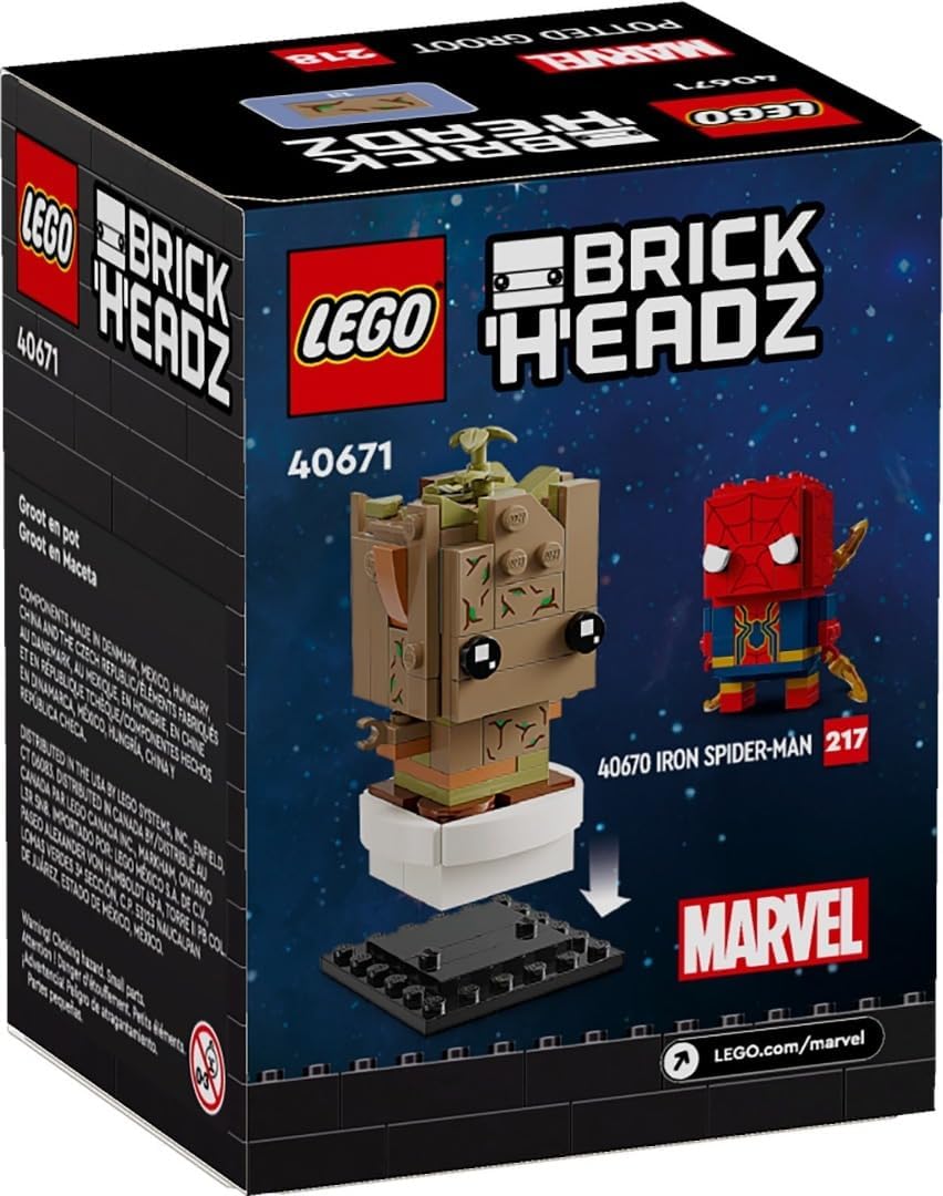 LEGO® BrickHeadz™ Potted Groot 40671 Building Blocks Toy Set - image 2