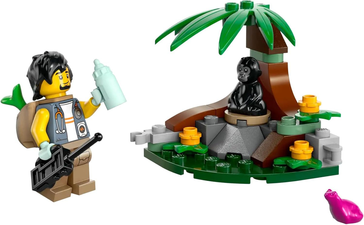 LEGO® City Baby Gorilla Encounter Building Toy Polybag, 30665,, STEM Toy For Kids Ages 5+ - image 2